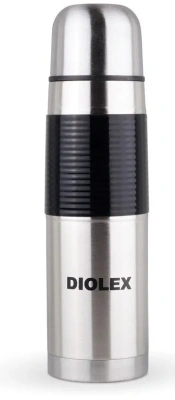 DIOLEX термос с резиновым держателем 750мл DXR-750-1